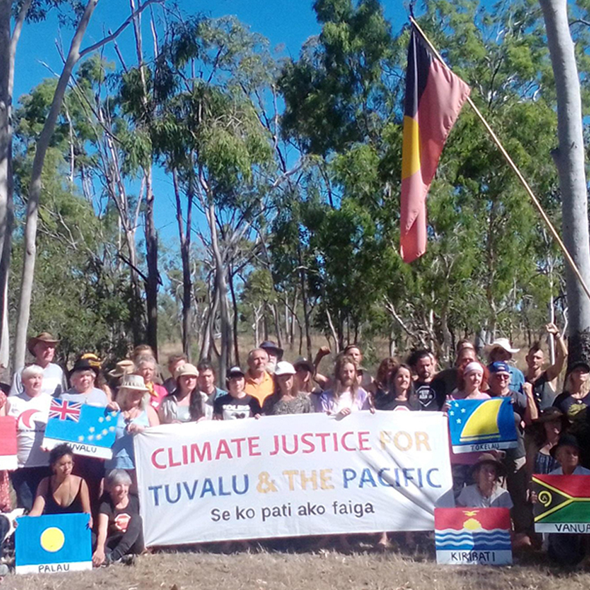 Climate justice campaigning